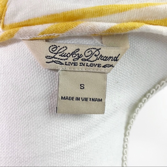 Lucky Brand T-Shirt Loose Fit Burnout Small - Picture 5 of 6